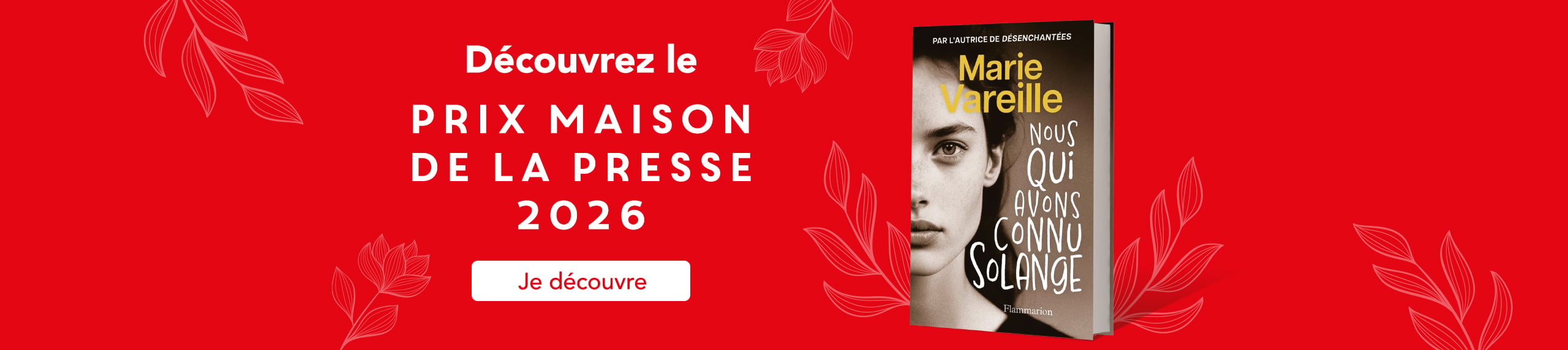 prix maison de la presse 2026