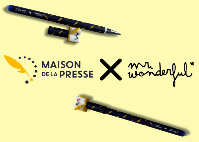 Maison de la Presse x Mr. Wonderful : une collaboration exclusive pleine de bonne humeur !