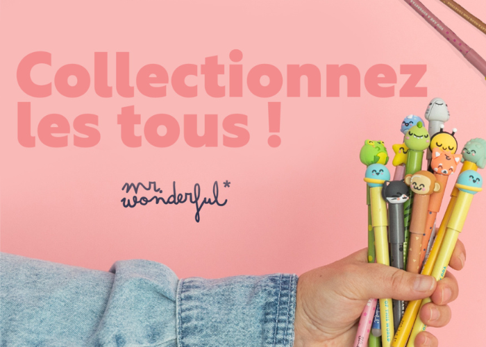 L’univers Mr. Wonderful : la papeterie fantaisie à collectionner