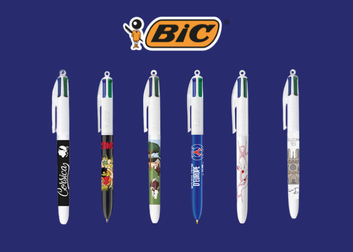 L’incontournable stylo BIC 4 Couleurs s’habille aux couleurs de vos passions