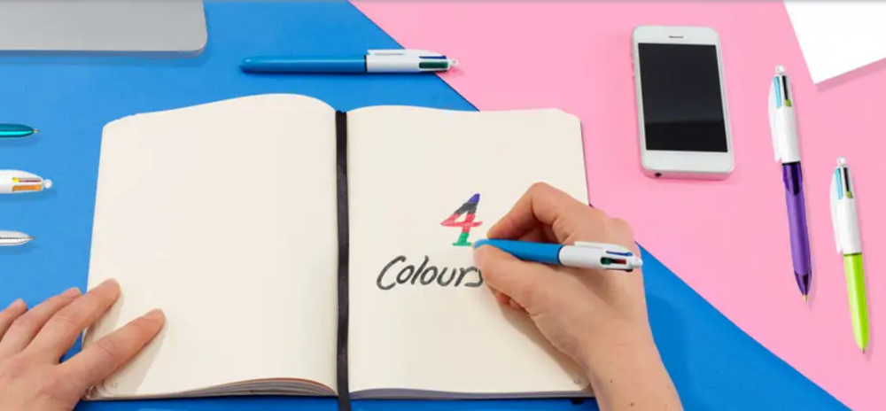 L'histoire fascinante du stylo Bic 4 couleurs !
