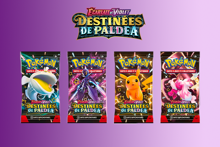 Découvrez la nouvelle extension Pokémon Ecarlate et Violet EV4.5 : Destinées de Paldea