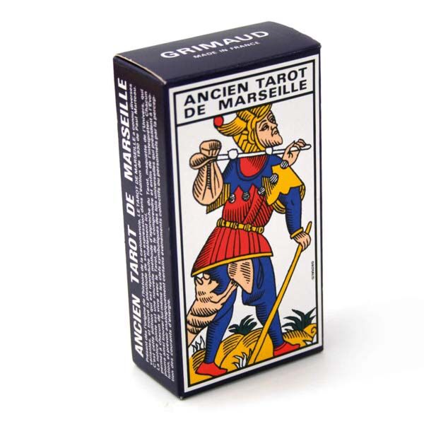 Ancien Tarot Français Grimaud D'époque 1900 - 78 Cartes Avec Boîte D'origine - Jeu De Cartes Collection