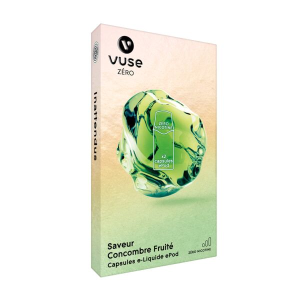 Capsules ePod Vuse Concombre fruit - Puffs gourmandes Vuse | Maison de la  Presse