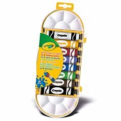 Boîte 8 tubes de peinture gouache 12 ml Crayola 