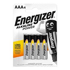4 piles AAA/LR03 Energizer Power alcaline