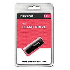 Clé USB 64 GB Integral 2.0 noire