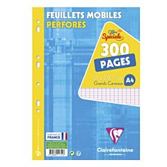 300 feuillets mobiles A4 Séyès Clairefontaine