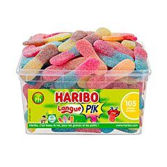 Haribo Langue acide pik tubo 105 pièces