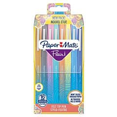 Etui 16 stylos feutres Flair Papermate