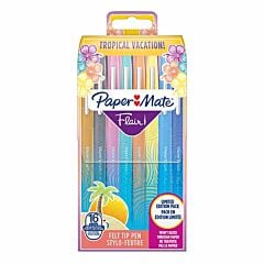 Etui 16 stylos feutres Flair Papermate Tropical