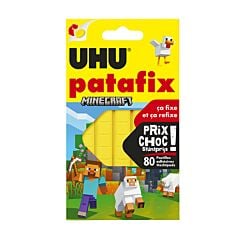 Patafix 80 pastilles jaunes UHU Pokémon