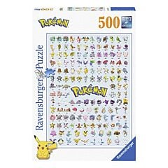 Puzzle 500 pièces Pokédex première génération Pokémon