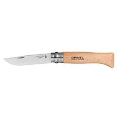 Couteau N°08 lame inox manche hêtre Opinel