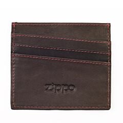 Porte-cartes cuir véritable Zippo