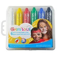 Boîte 6 sticks de maquillage Grim'tout