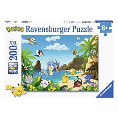 Puzzle 200 pièces Attrapez-les tous ! XXL Pokémon Ravensburger