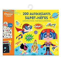 200 autocollants super-héros Auzou