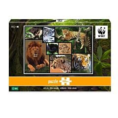 Puzzle 1000 pièces Félins sauvages WWF
