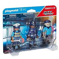 Équipe de Policiers Playmobil City Action