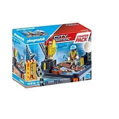 Starter Pack Plateforme de Construction Playmobil City Action