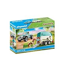  Voiture et Van pour Poney Playmobil Country