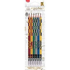 6 Crayons graphite HB Harry Potter Maped