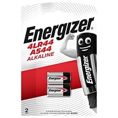 2 piles miniatures alcalines 4LR44/A544 Energizer