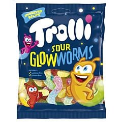Trolli Sachet Sour Glowworms 100g