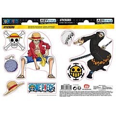 Stickers Luffy et Law One Piece