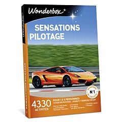 Wonderbox Sensations pilotage
