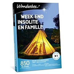 Wonderbox Week-end insolite en famille