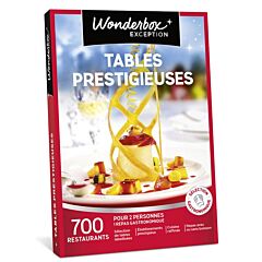 Wonderbox Tables prestigieuses
