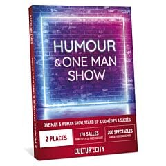 Coffret 2 places d'humour et one-man-show Cultur in the city