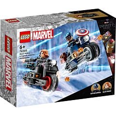 Les motos de Black Widow et de Captain America Lego Marvel 