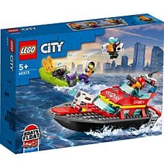 Le bateau de sauvetage des pompiers Lego City