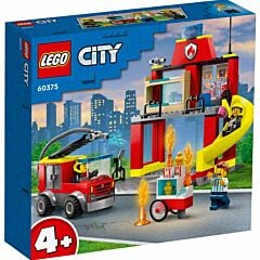 La caserne et le camion des pompiers Lego City