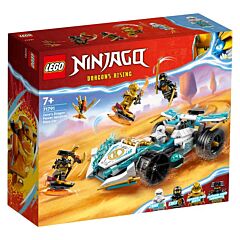 La voiture de course Spinjitzu : le pouvoir du dragon de Zane Lego Ninjago