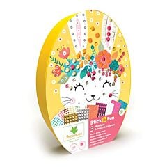 Mini Kit Créatif Pâques enfant - Mosaïques - 2 pcs - Kit activité manuelle  - Creavea