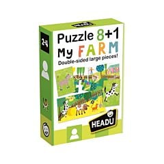 Puzzle 8+1 Farm Headu