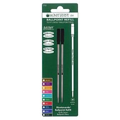 Pochette de 2 recharges stylos billes noir Monteverde