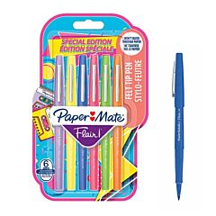 Etui 6 stylos feutres d'écriture Paper Mate Flair