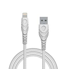 Câble USB-A vers Lightning blanc Green To Go