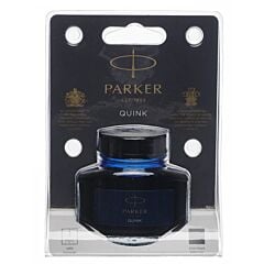 Flacon d'encre bleue/noire 57ml Parker Quinck
