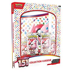 Pack cahier range-cartes + 4 Boosters Pokémon 151 Ecarlate et Violet 3.5