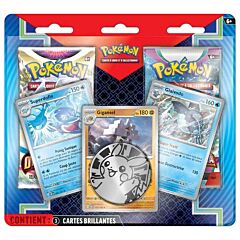 Pack 2 boosters 3 cartes promo Pokémon 0820650558146