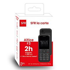 SFR Pack Prépayé avec Mobile Selection K1 Noir & Carte Sim pas cher 
