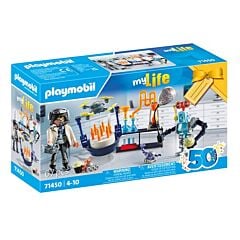 Chercheur avec robots Playmobil My Life