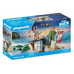 Starter Pack Pirate avec alligator Playmobil Pirates