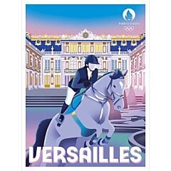 Affiche officielle Versailles 30x40 cm JO Paris 2024 